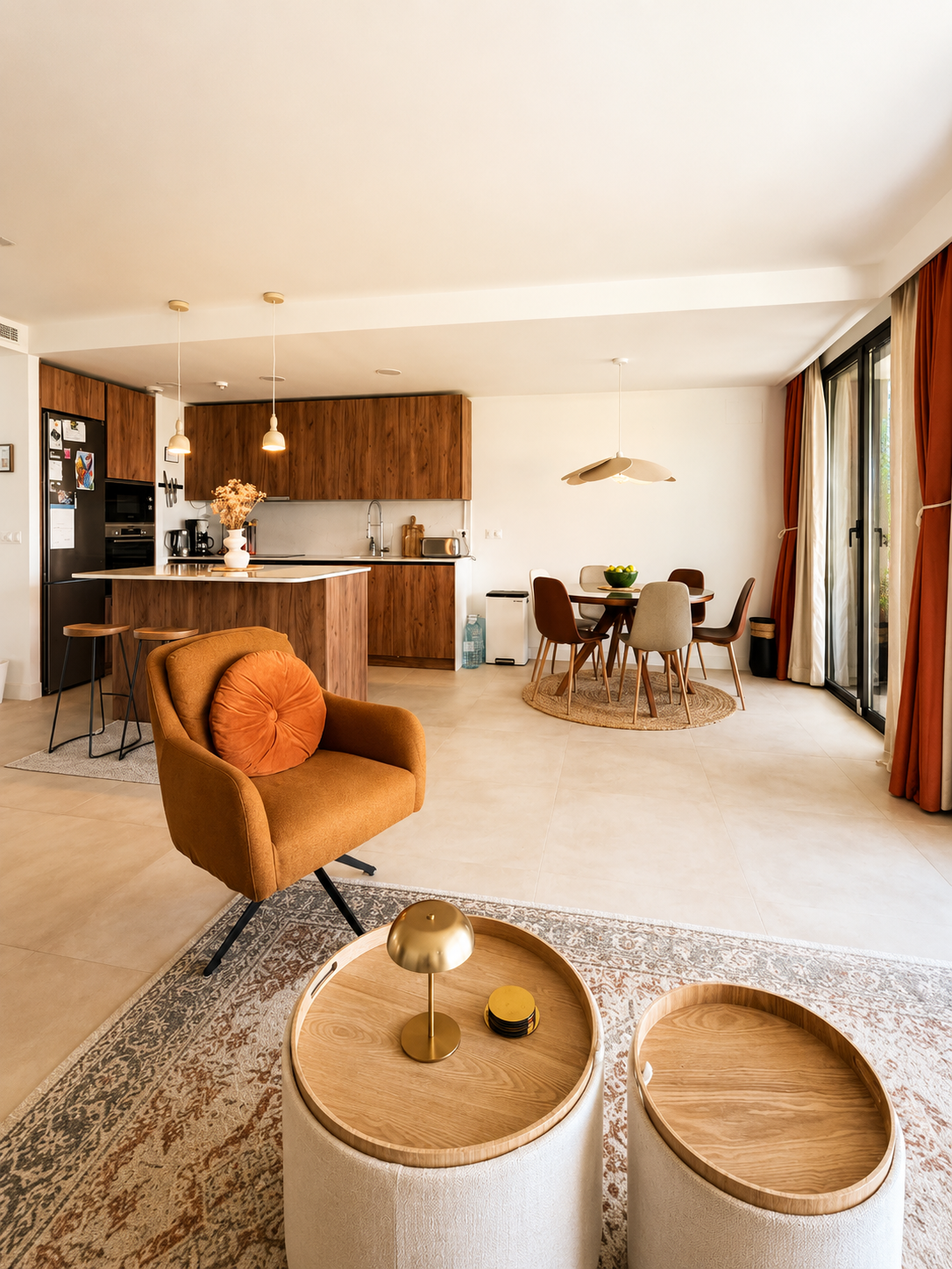 Livingroom area and dining