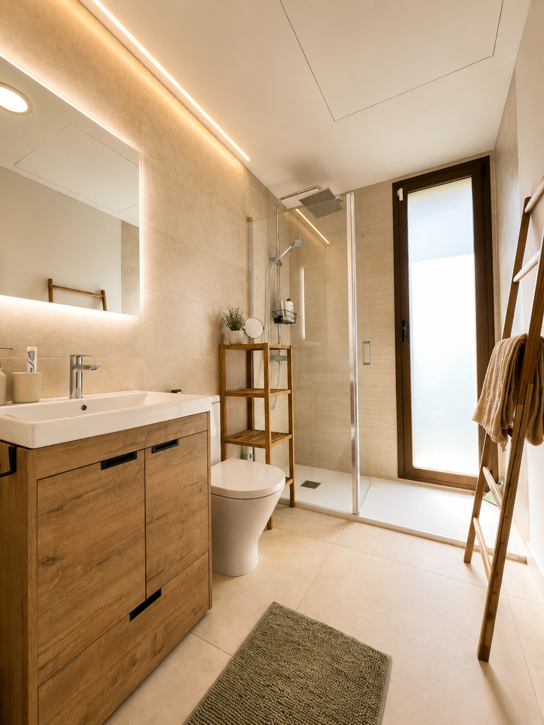 Secondary bathroom